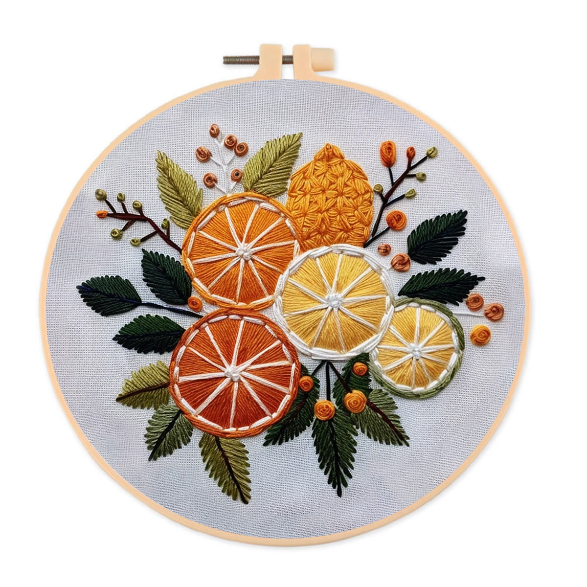 Rubbyoo Embroidery Kit- Orange Slices - image 1