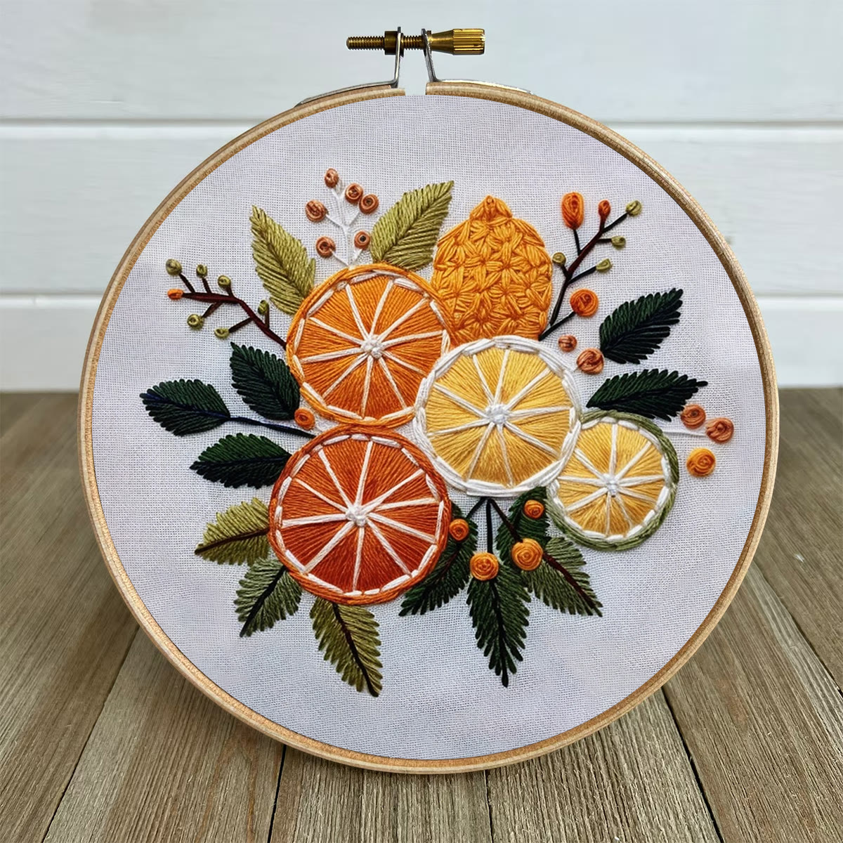 Rubbyoo Embroidery Kit- Orange Slices - image 5