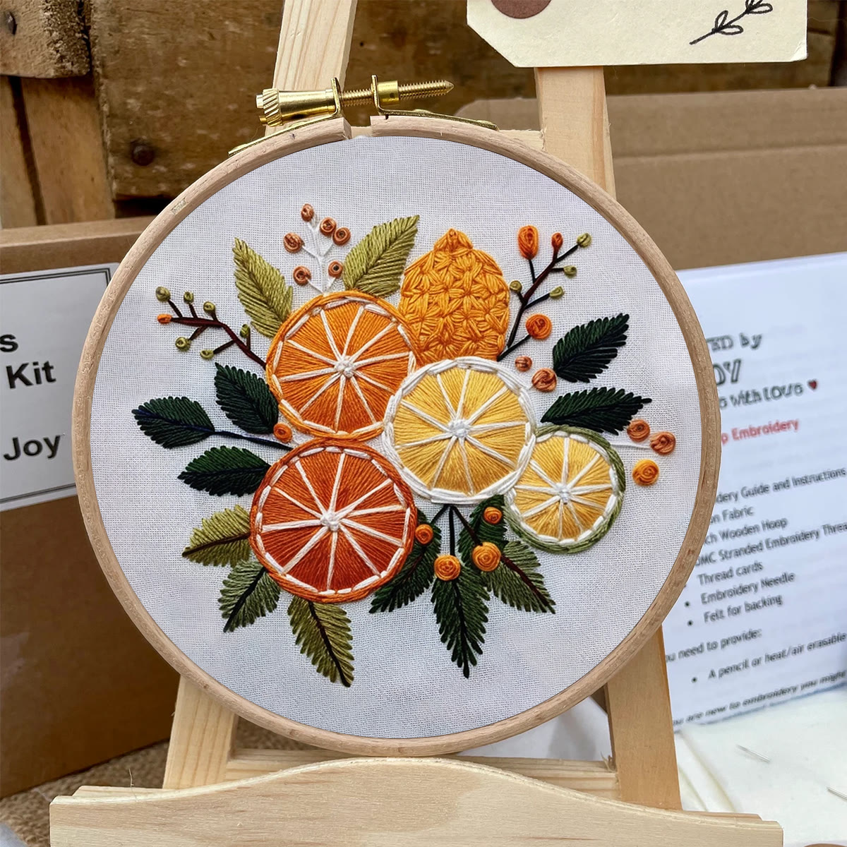 Rubbyoo Embroidery Kit- Orange Slices - image 6
