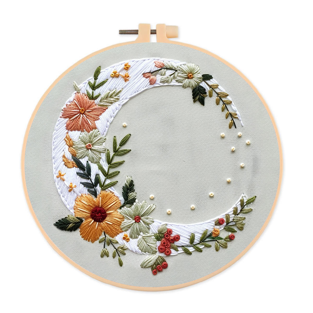 Rubbyoo Embroidery Kit- Flower Moon - image 1