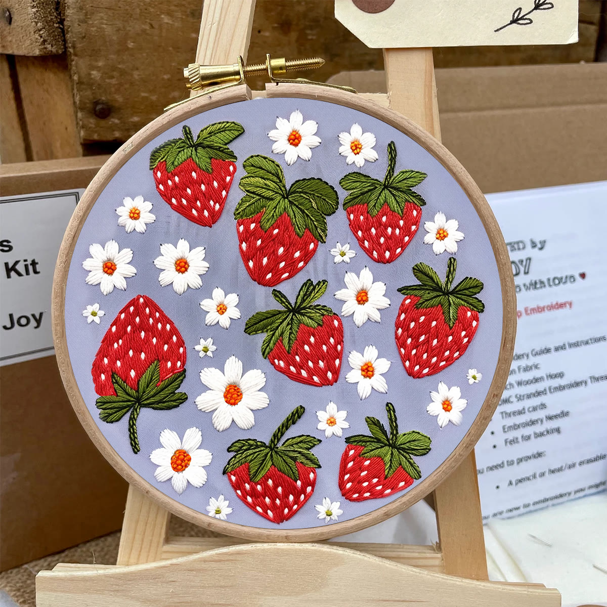 Rubbyoo Embroidery Kit- Sweet Strawberries - image 6