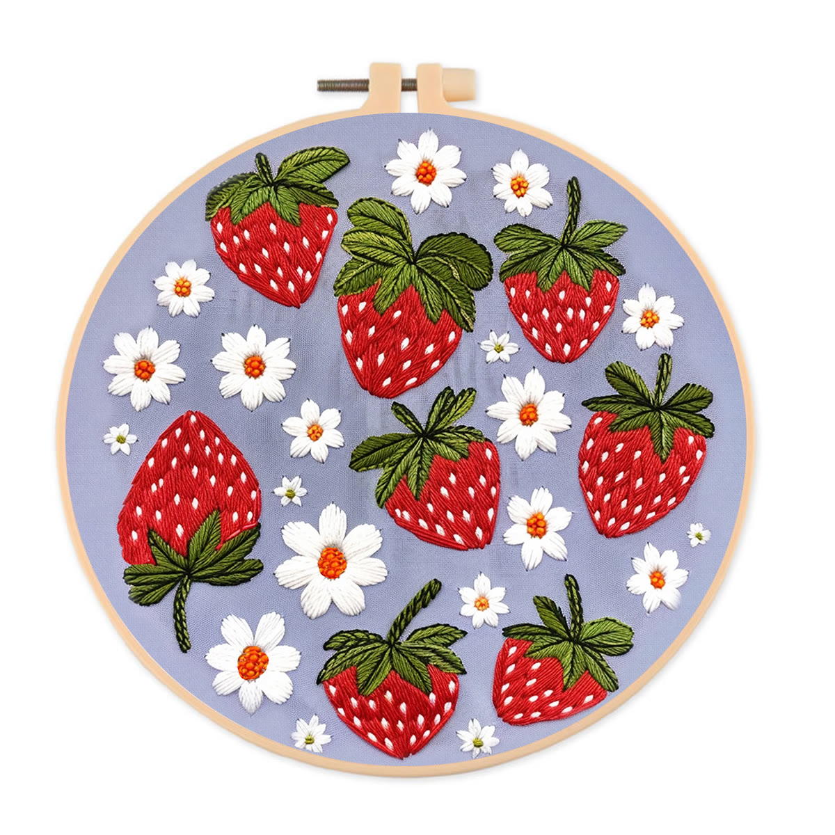 Rubbyoo Embroidery Kit- Sweet Strawberries - image 1
