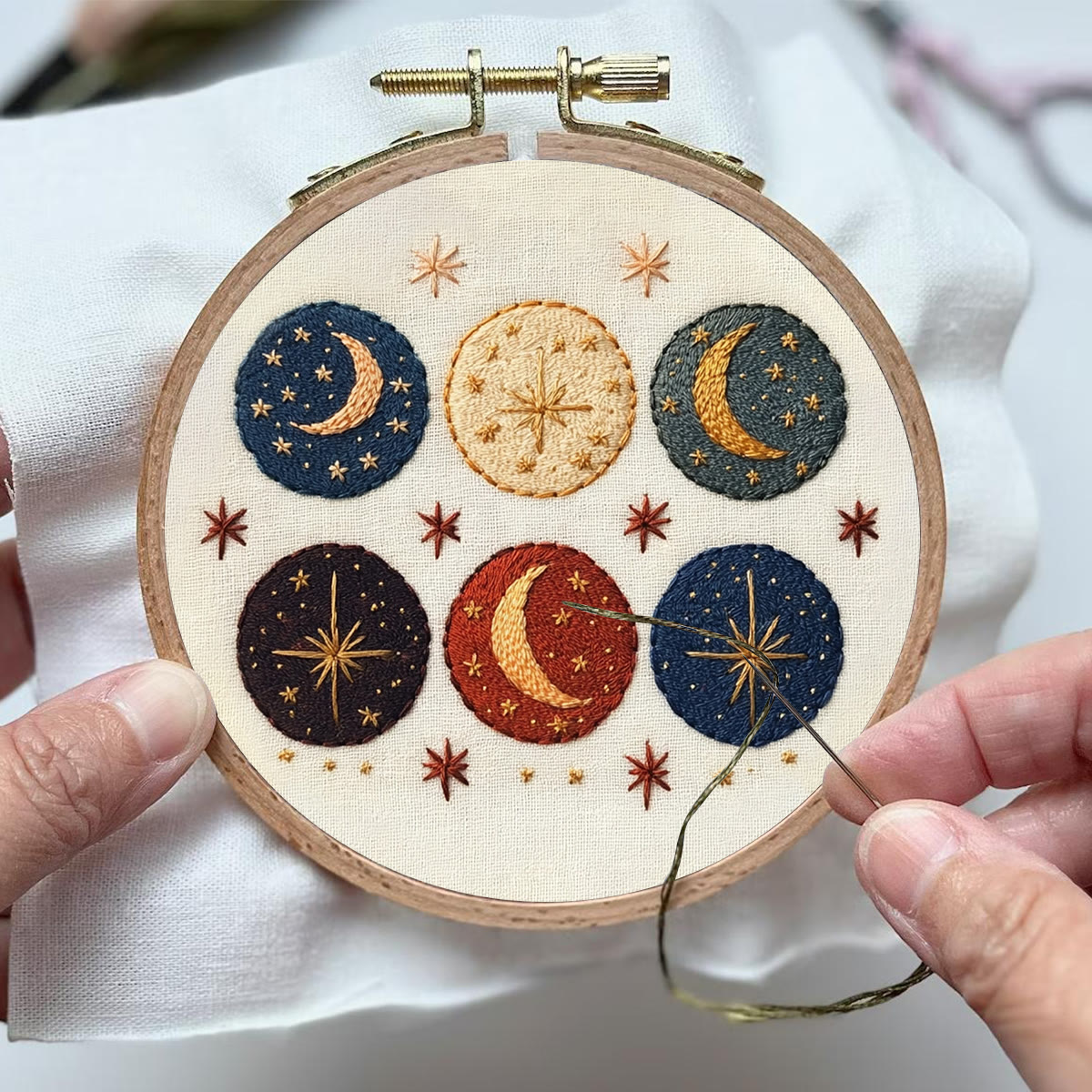 Rubbyoo Embroidery Kit- Celestial  Planet - image 4