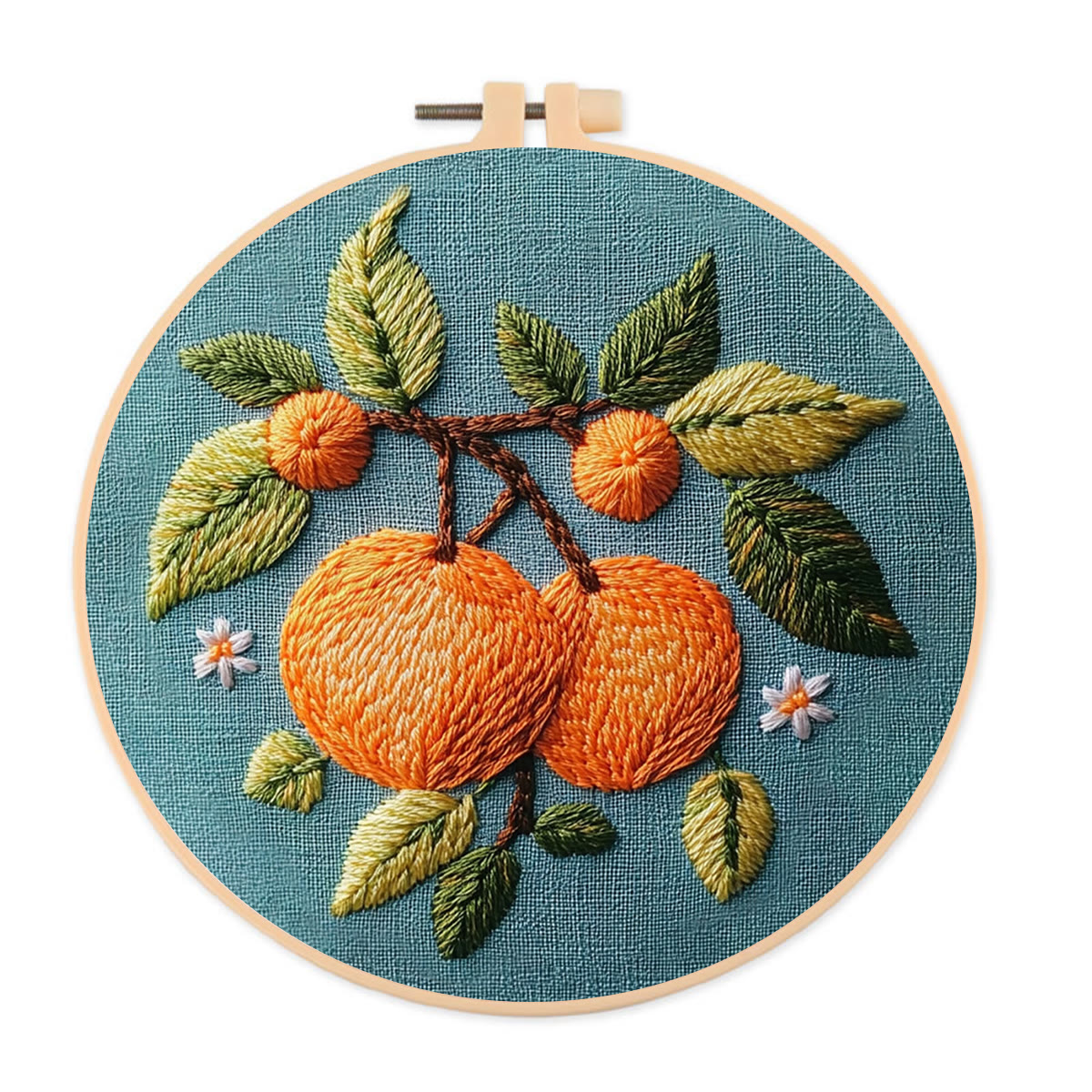 Rubbyoo Embroidery Kit-  Branch Oranges - image 1