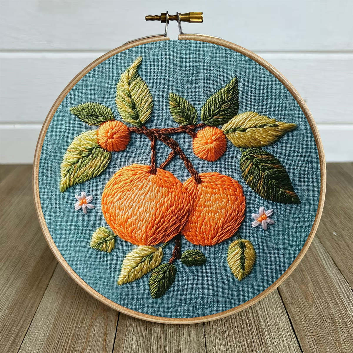 Rubbyoo Embroidery Kit-  Branch Oranges - image 6