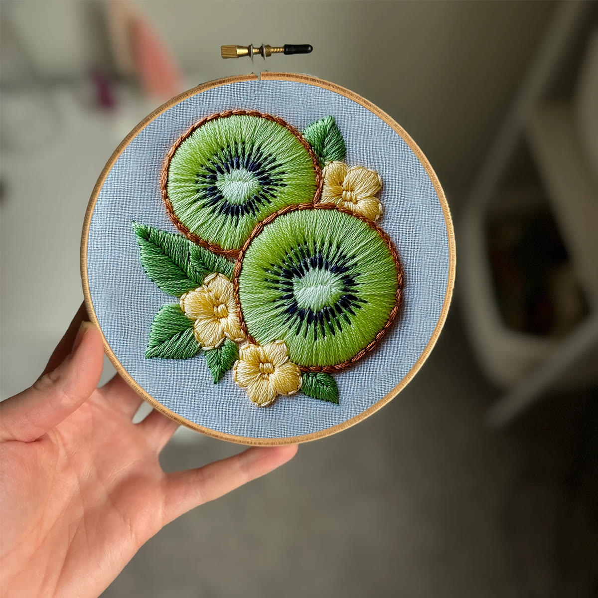 Rubbyoo Embroidery Kit-  Kiwi Fruit - image 2