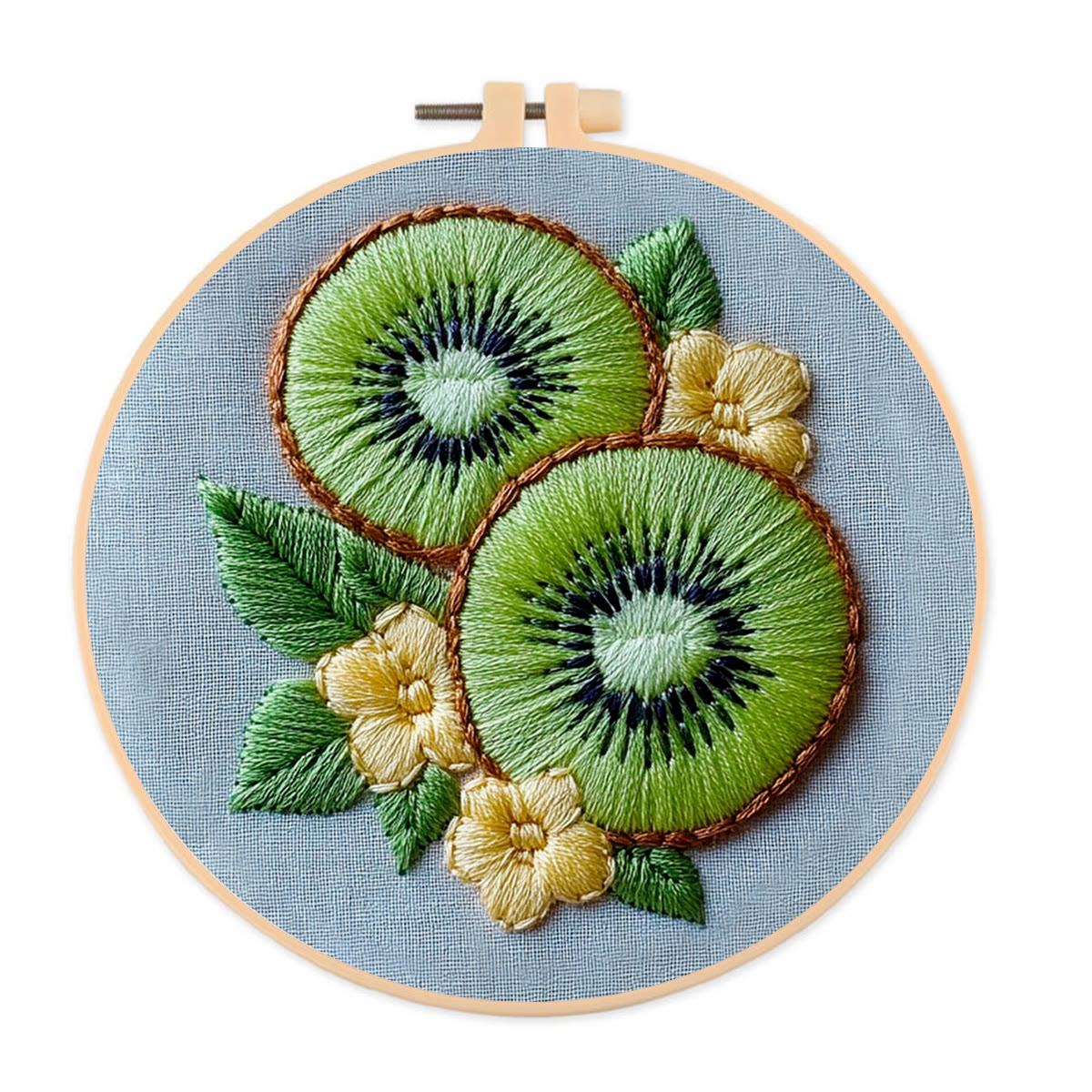 Rubbyoo Embroidery Kit-  Kiwi Fruit - image 1