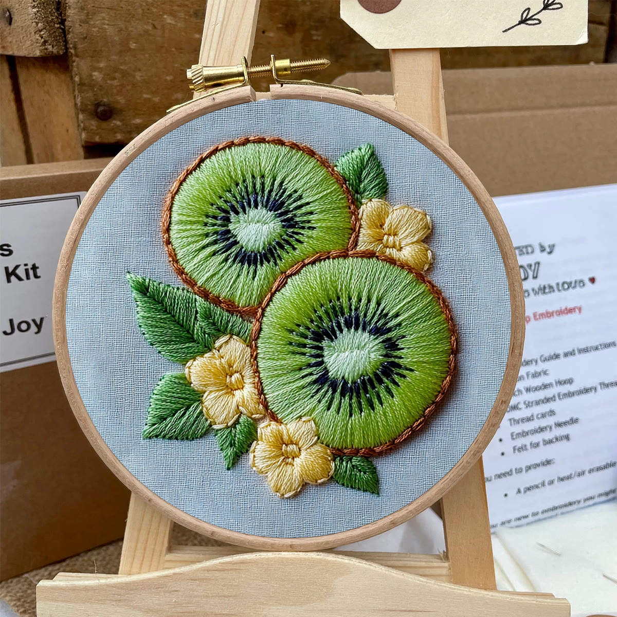 Rubbyoo Embroidery Kit-  Kiwi Fruit - image 6