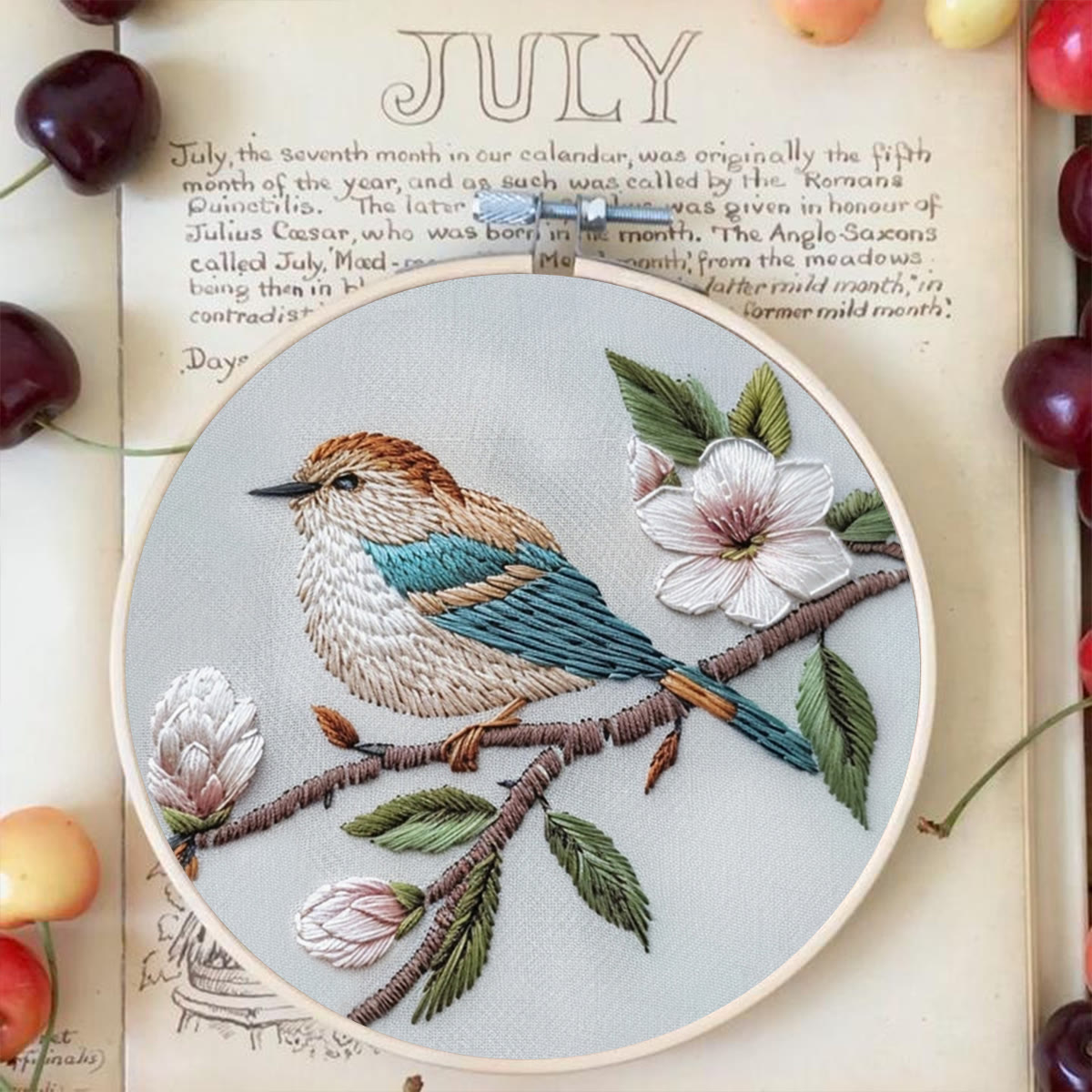 Rubbyoo Embroidery Kit- Spring Bird - image 3