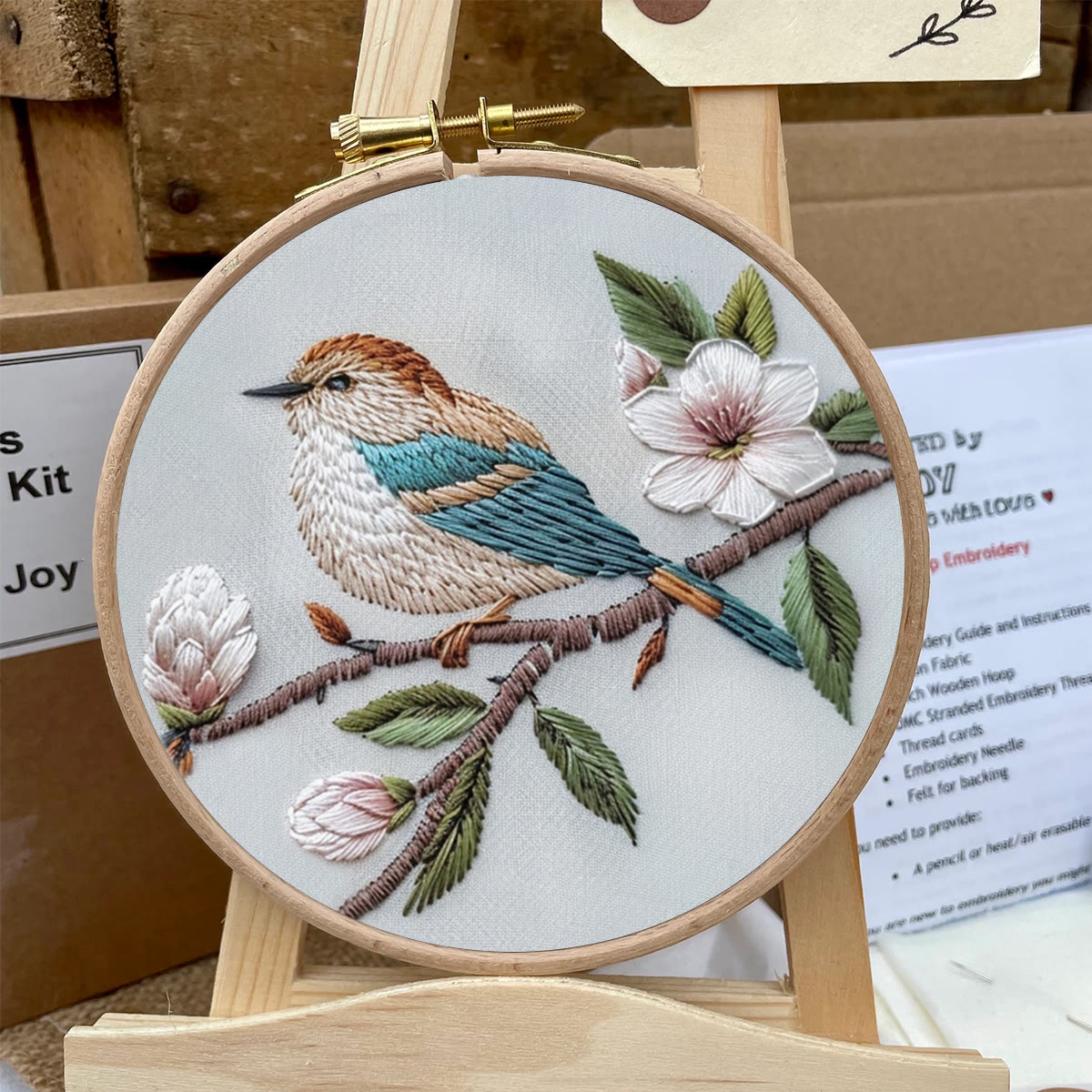 Rubbyoo Embroidery Kit- Spring Bird - image 5