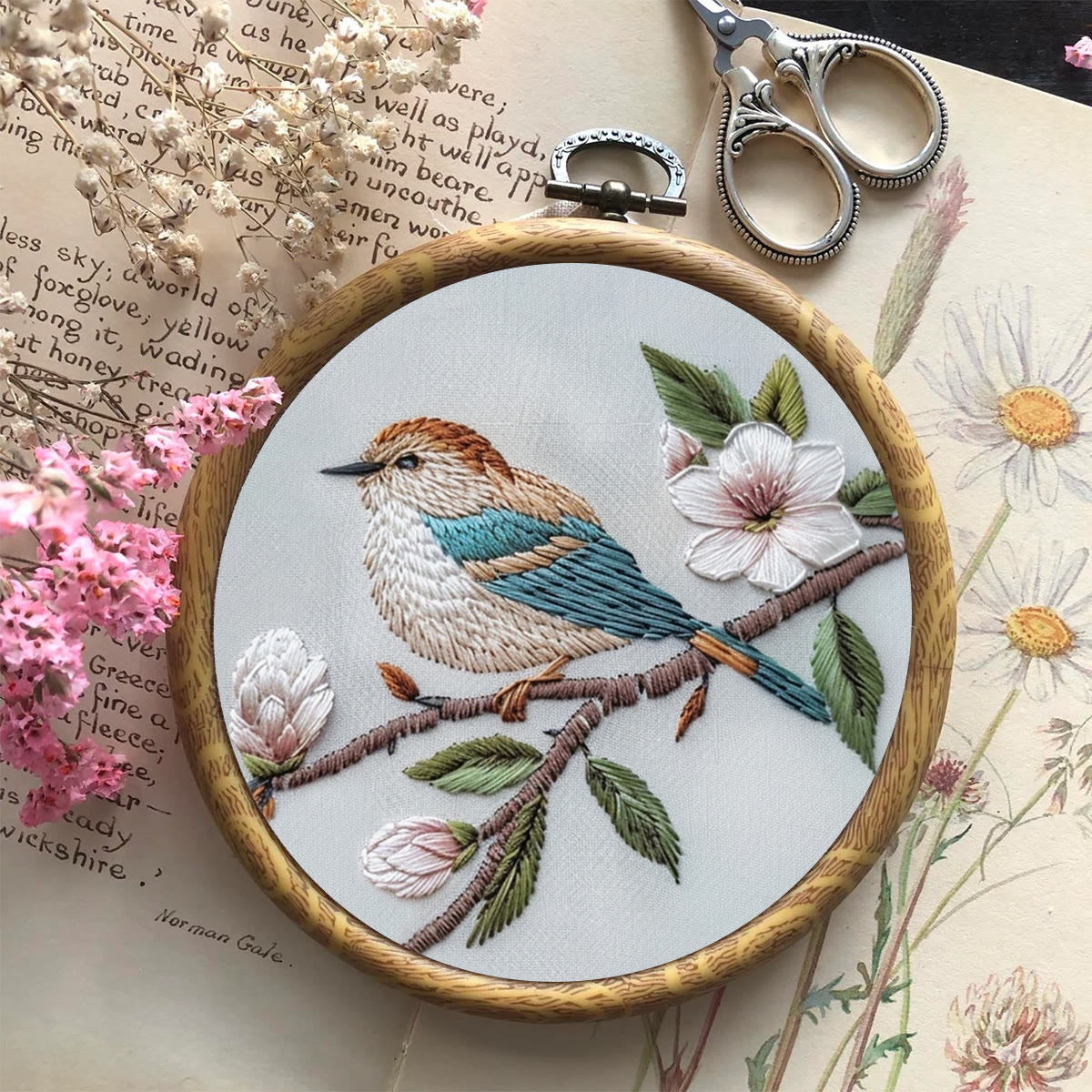 Rubbyoo Embroidery Kit- Spring Bird - image 9