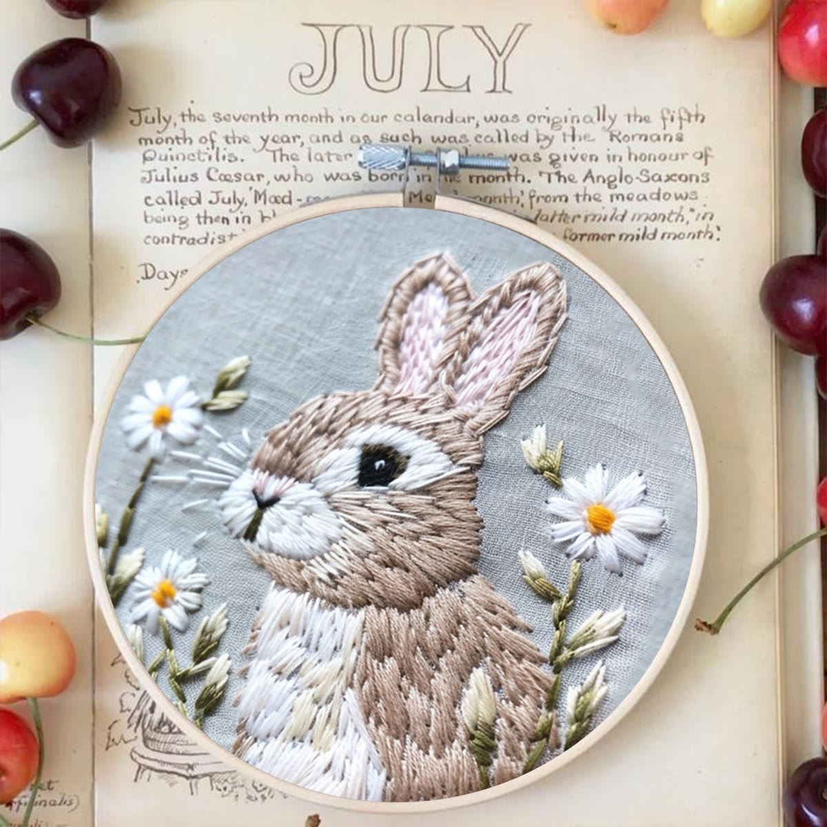 Rubbyoo Embroidery Kit- Daisy Bunny - image 3