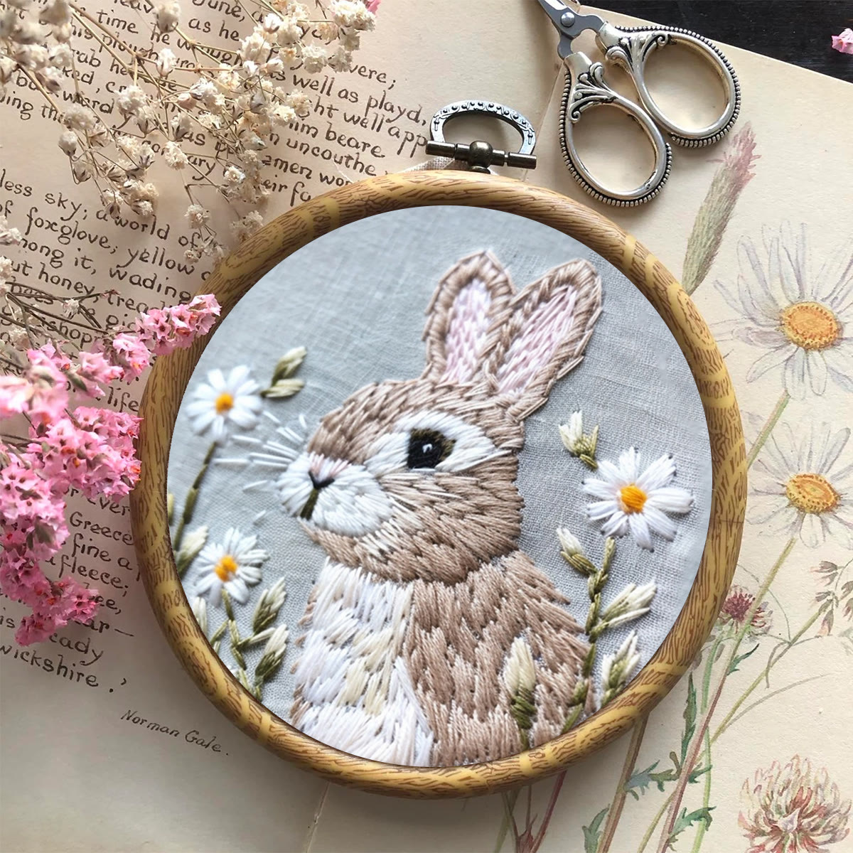 Rubbyoo Embroidery Kit- Daisy Bunny - image 7