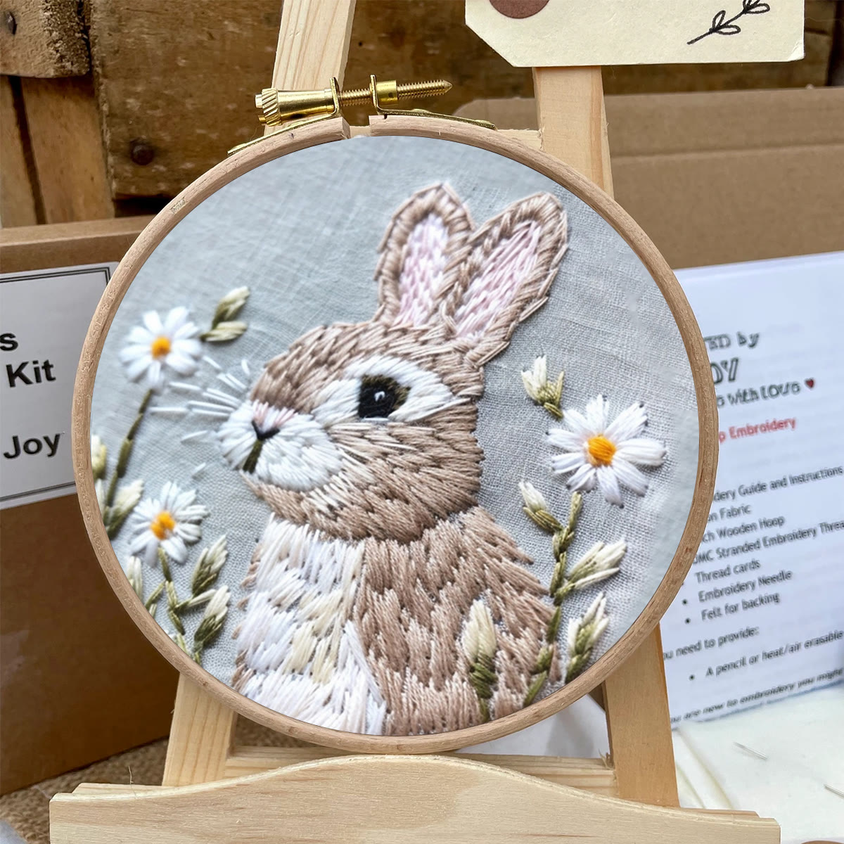 Rubbyoo Embroidery Kit- Daisy Bunny - image 9
