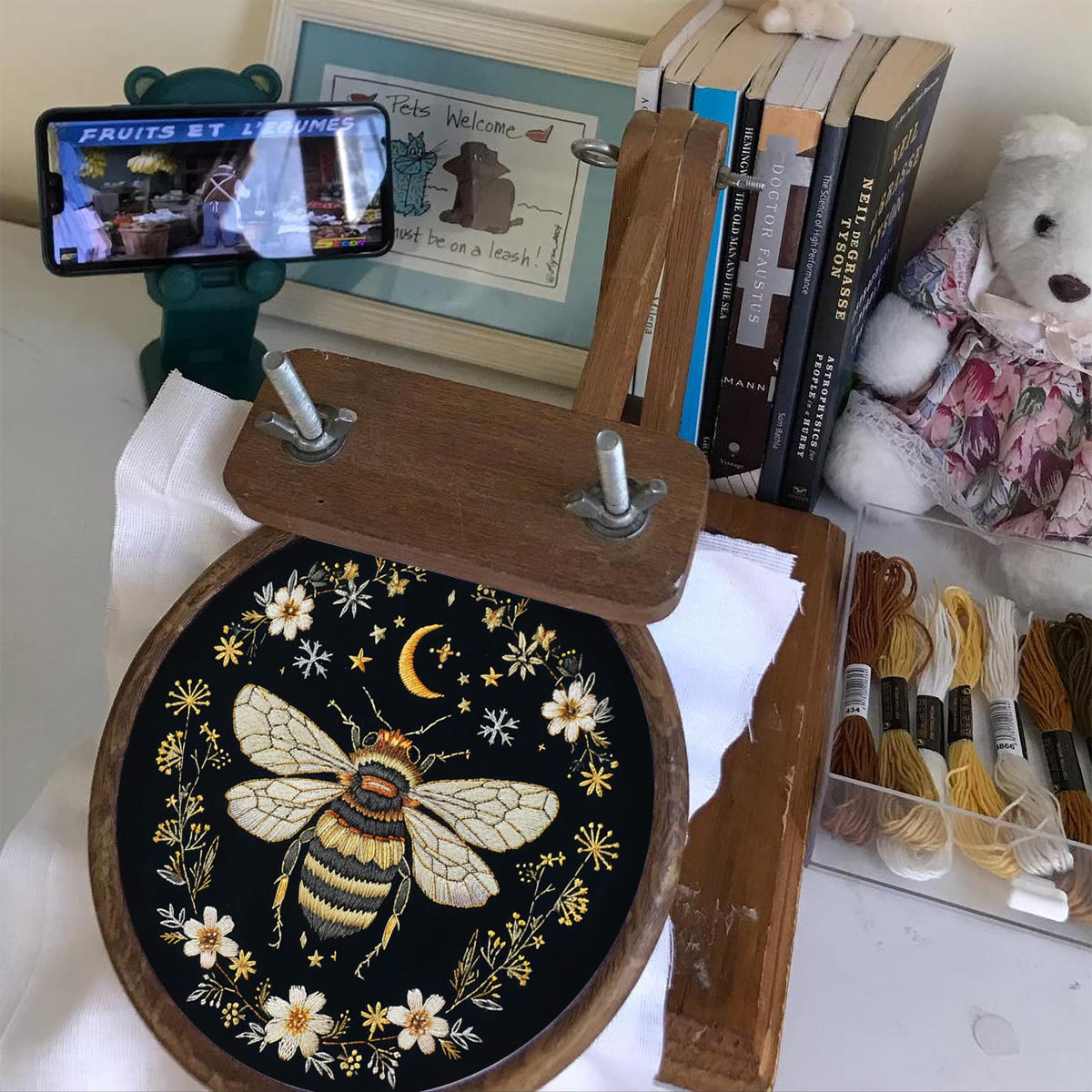 Rubbyoo Embroidery Kit- Magical Bee 2 - image 4