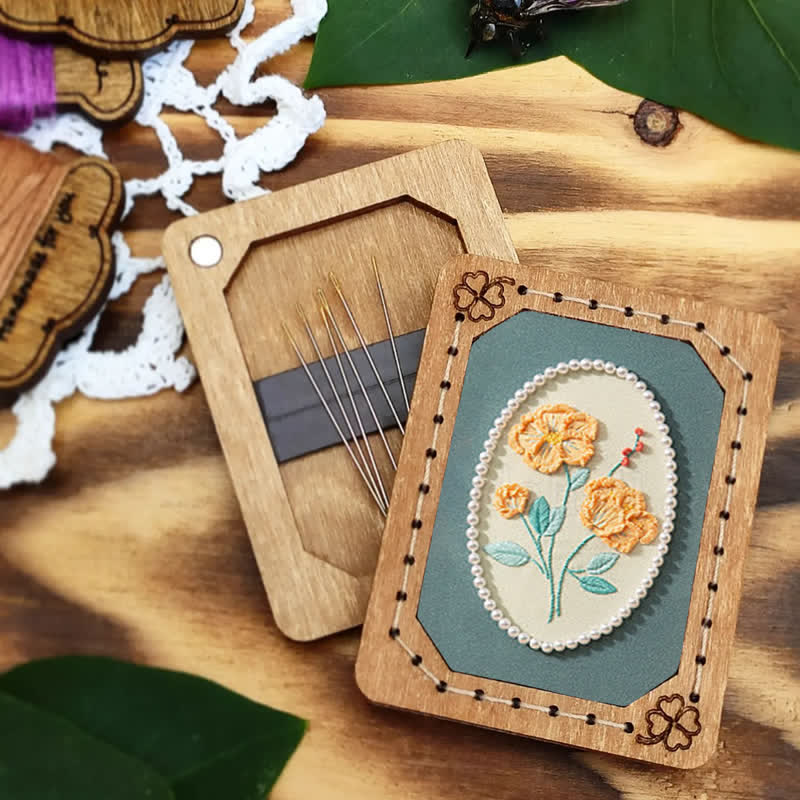 Rubbyoo Embroidery Kit- Pearl Flower Craft Kit - image 8