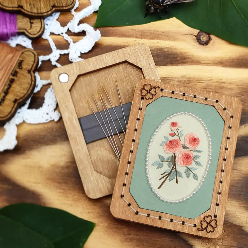 Rubbyoo Embroidery Kit- Pearl Flower Handmade Diy Kit - image 8