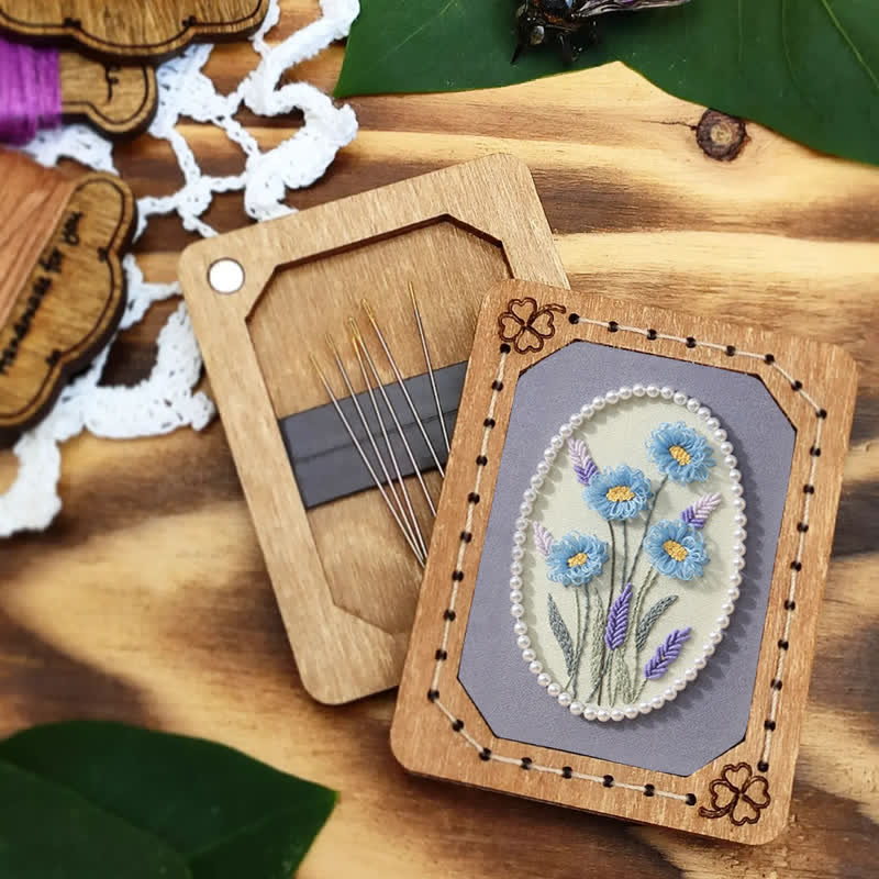 Rubbyoo Embroidery Kit- Pearl Flower Craft Kit Decorative Arts - image 8