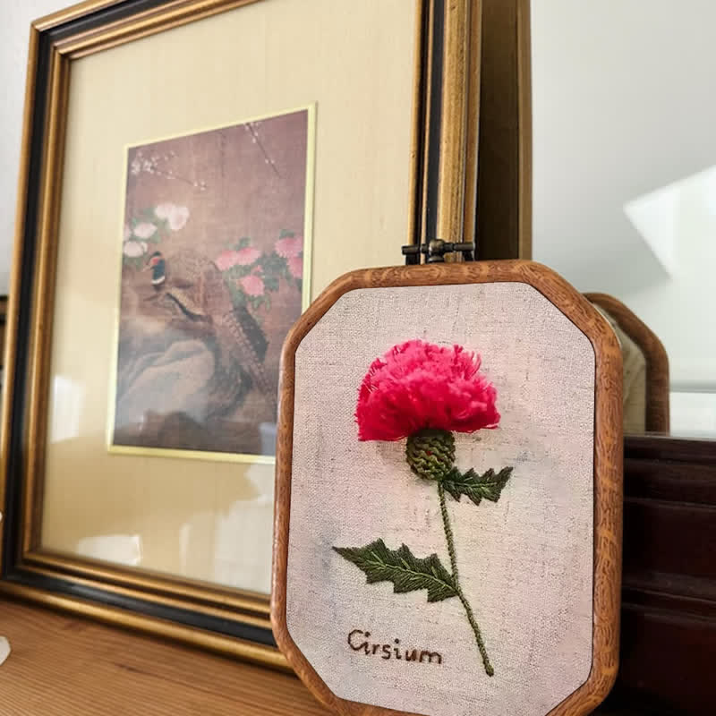 Rubbyoo Embroidery Kit- 3d Cirsium Craft Kit - image 3