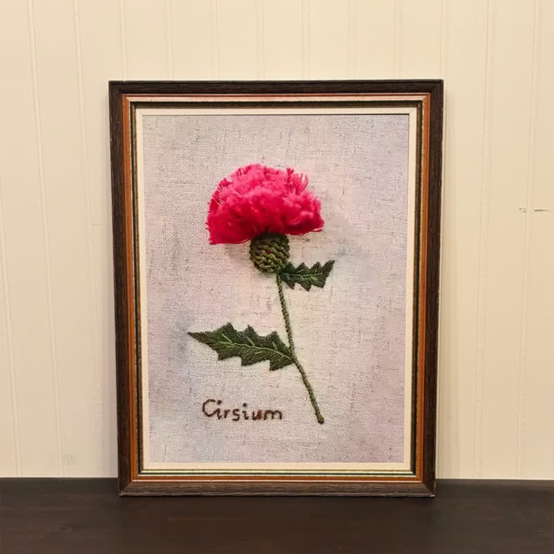 Rubbyoo Embroidery Kit- 3d Cirsium Craft Kit - image 2