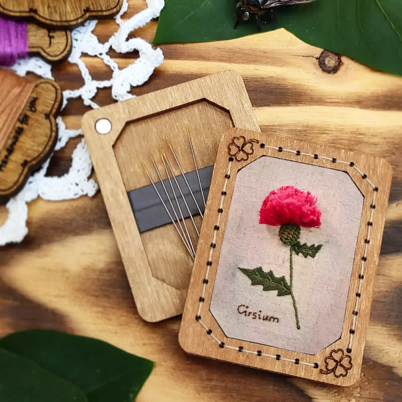 Rubbyoo Embroidery Kit- 3d Cirsium Craft Kit - image 4