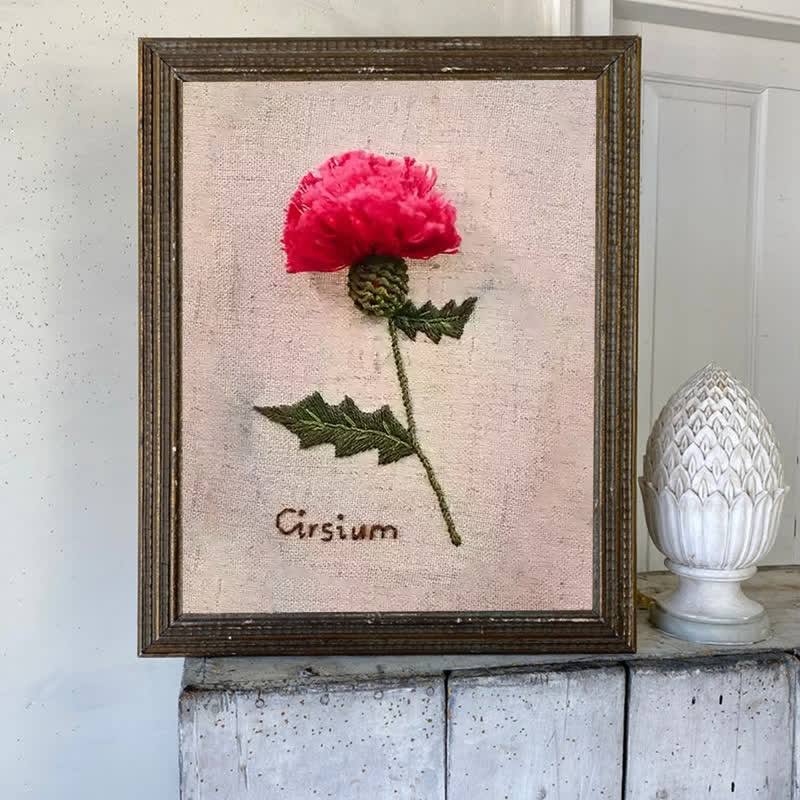 Rubbyoo Embroidery Kit- 3d Cirsium Craft Kit - image 7