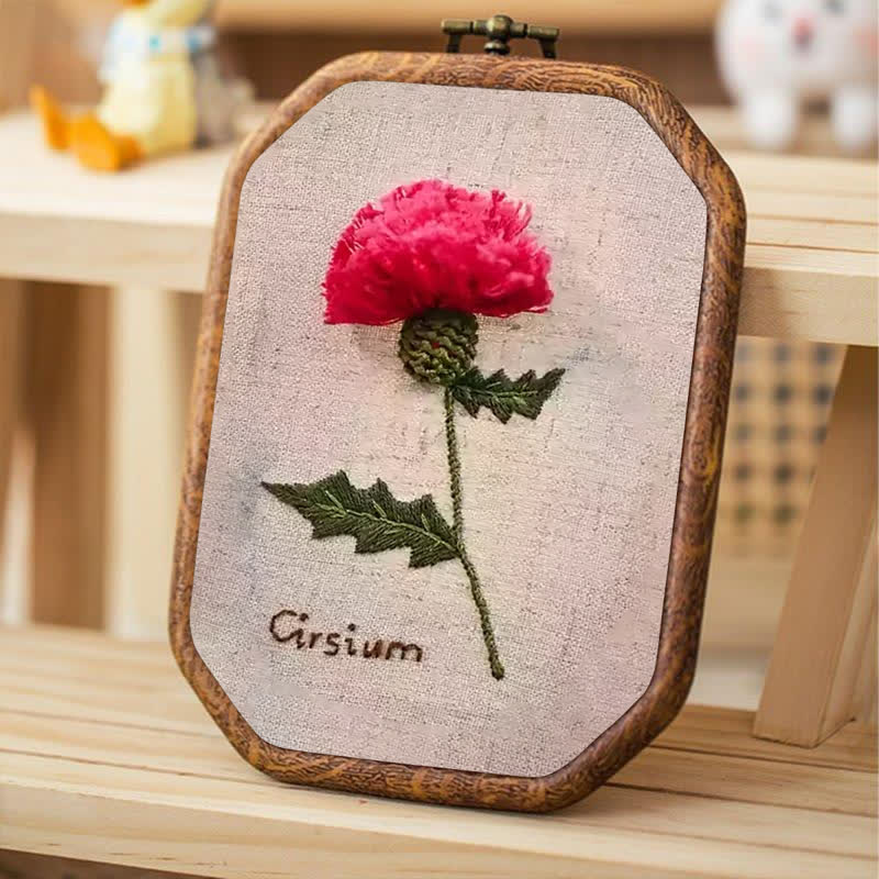 Rubbyoo Embroidery Kit- 3d Cirsium Craft Kit - image 6
