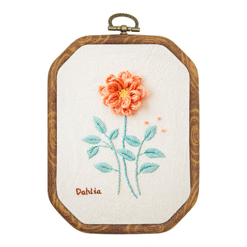 Rubbyoo Embroidery Kit- Dahlia For Beginners Kit - image 1