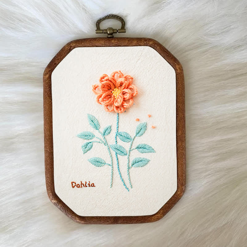 Rubbyoo Embroidery Kit- Dahlia For Beginners Kit - image 7