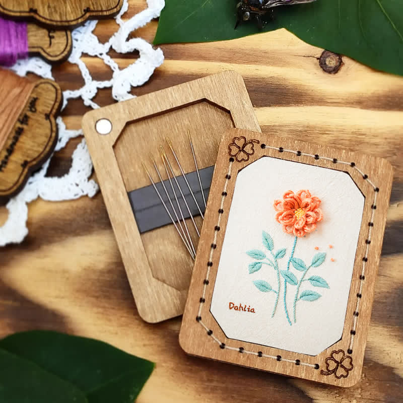 Rubbyoo Embroidery Kit- Dahlia For Beginners Kit - image 8