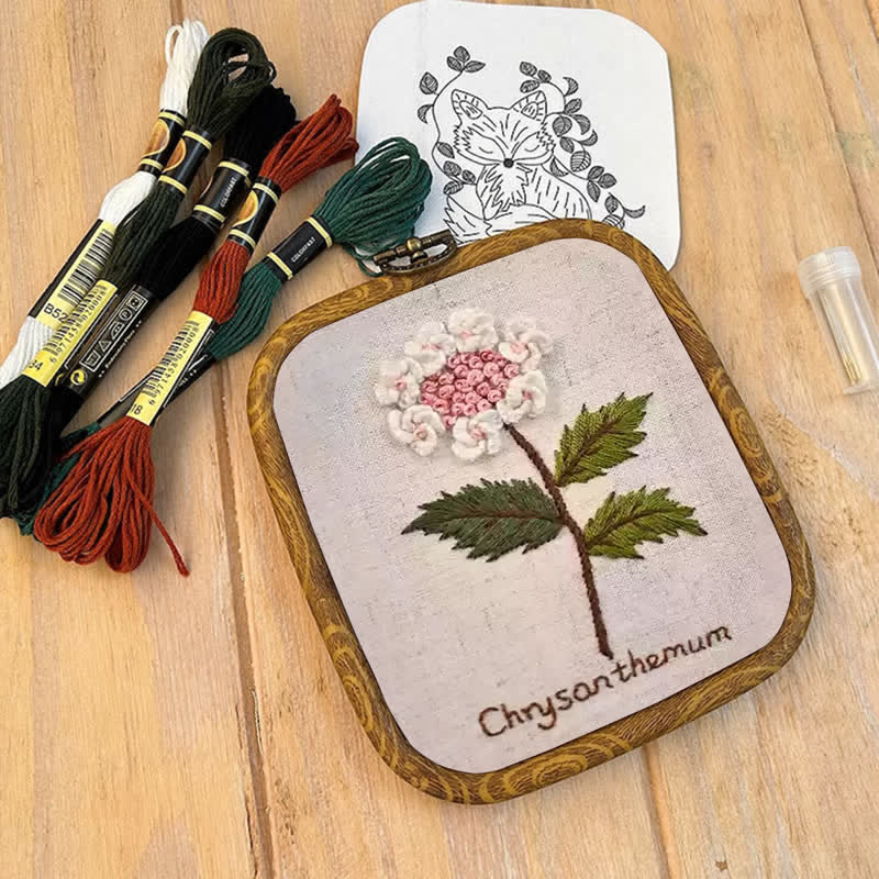 Rubbyoo Embroidery Kit- Chrysanthemum Cross Stitch Diy Kit - image 10