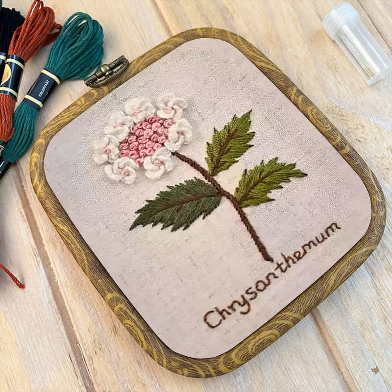 Rubbyoo Embroidery Kit- Chrysanthemum Cross Stitch Diy Kit - image 9
