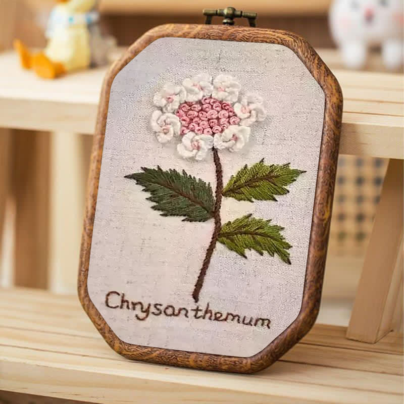 Rubbyoo Embroidery Kit- Chrysanthemum Cross Stitch Diy Kit - image 5