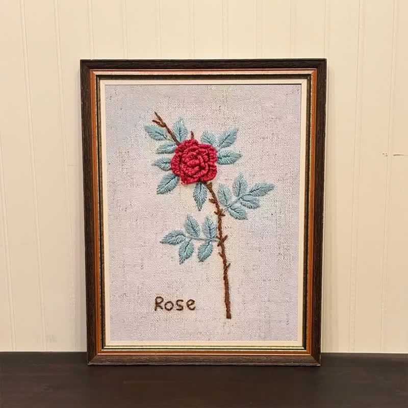 Rubbyoo Embroidery Kit- Rose Flower Needlecraft Kit - image 2