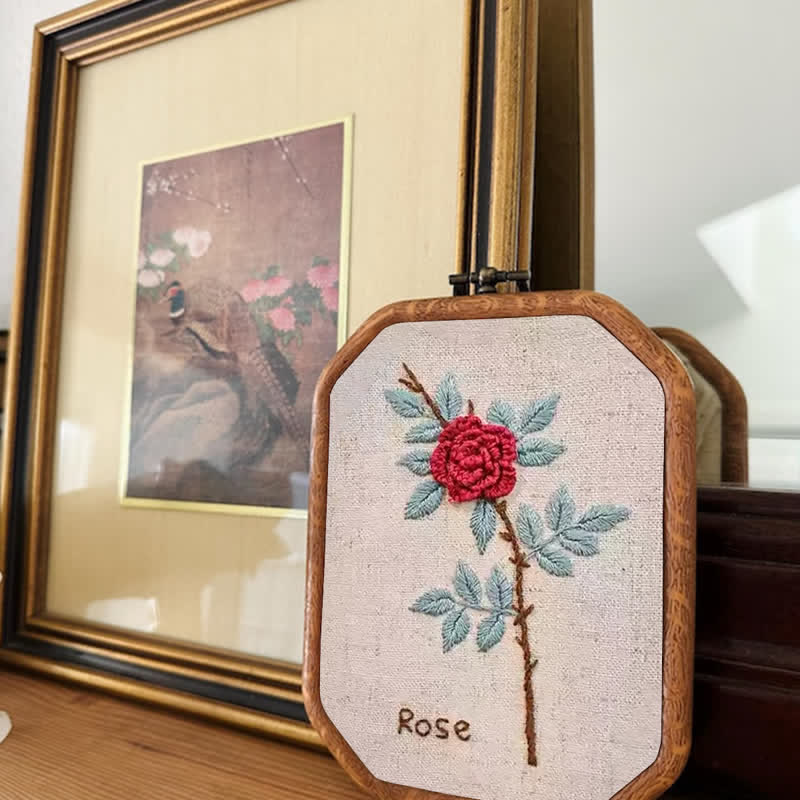 Rubbyoo Embroidery Kit- Rose Flower Needlecraft Kit - image 4