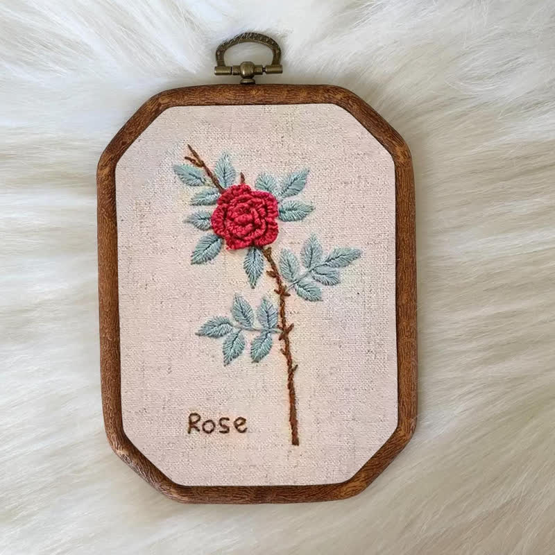 Rubbyoo Embroidery Kit- Rose Flower Needlecraft Kit - image 8