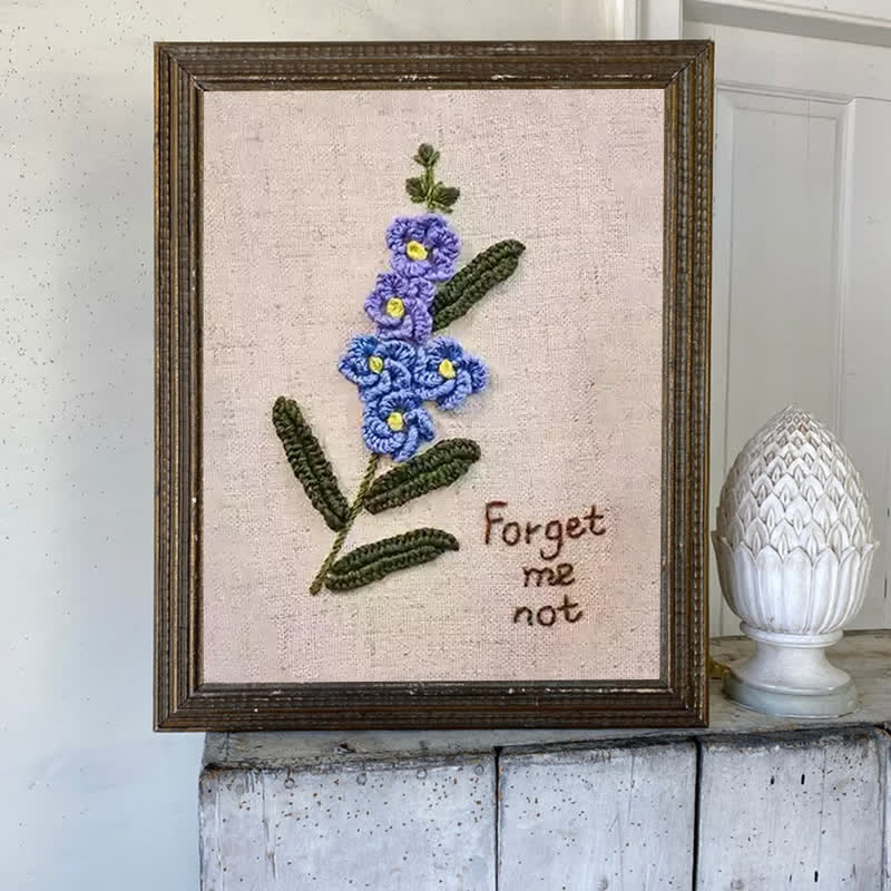 Rubbyoo Embroidery Kit- Forget Me Not Craft Kit - image 6