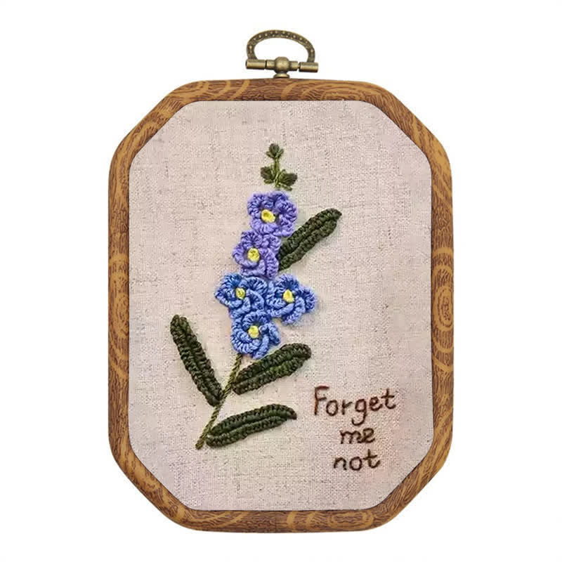Rubbyoo Embroidery Kit- Forget Me Not Craft Kit - image 1