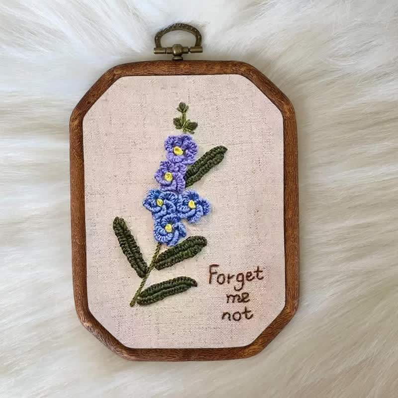 Rubbyoo Embroidery Kit- Forget Me Not Craft Kit - image 7