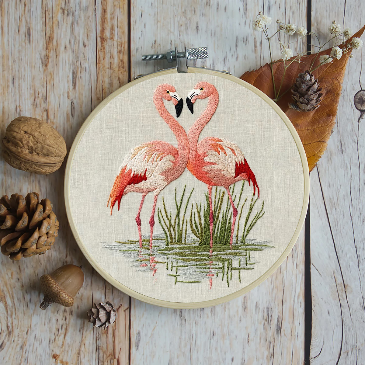Rubbyoo Embroidery Kit- Fabulous Flamingo - image 6