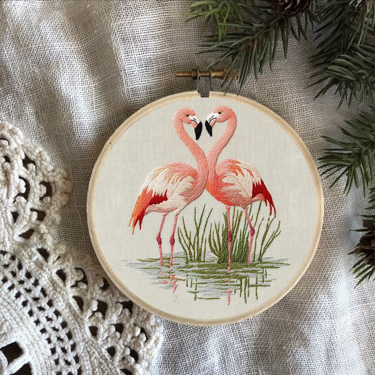 Rubbyoo Embroidery Kit- Fabulous Flamingo - image 7