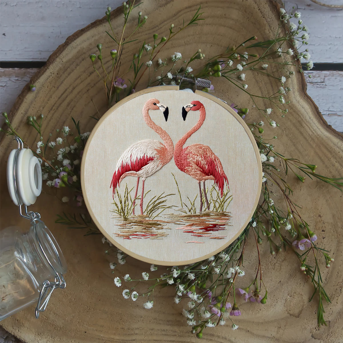 Rubbyoo Embroidery Kit- Fabulous Flamingo2 - image 5