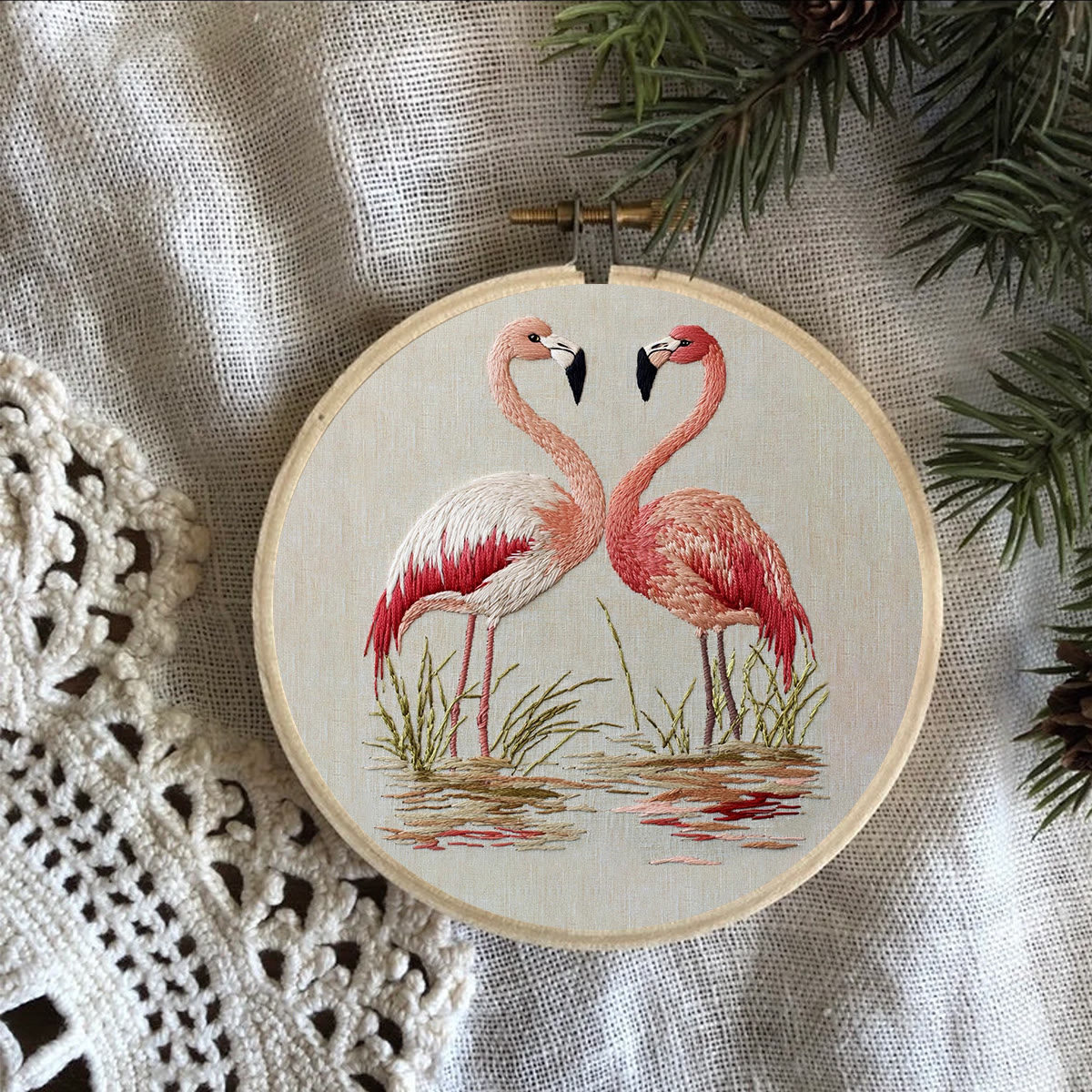 Rubbyoo Embroidery Kit- Fabulous Flamingo2 - image 7