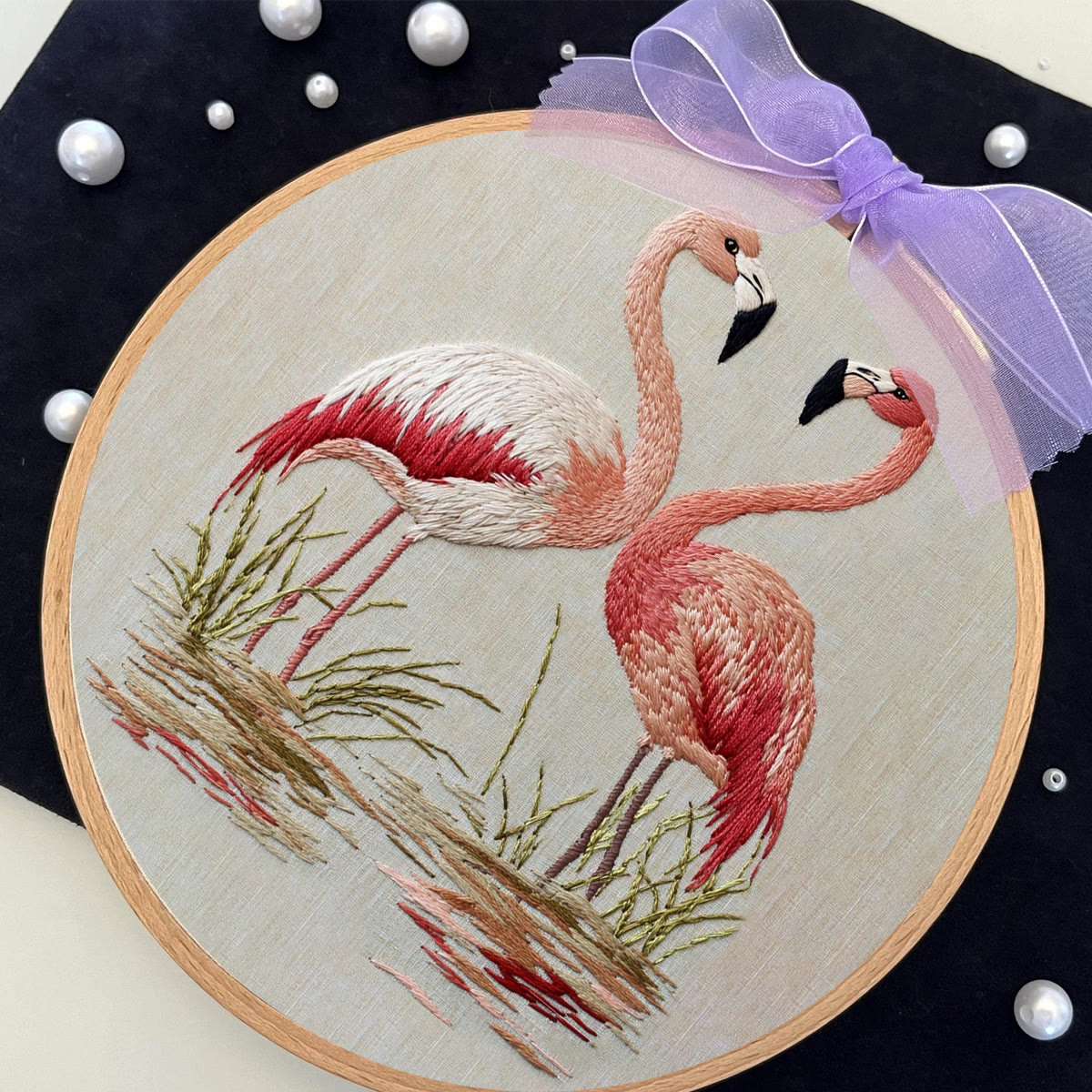 Rubbyoo Embroidery Kit- Fabulous Flamingo2 - image 8