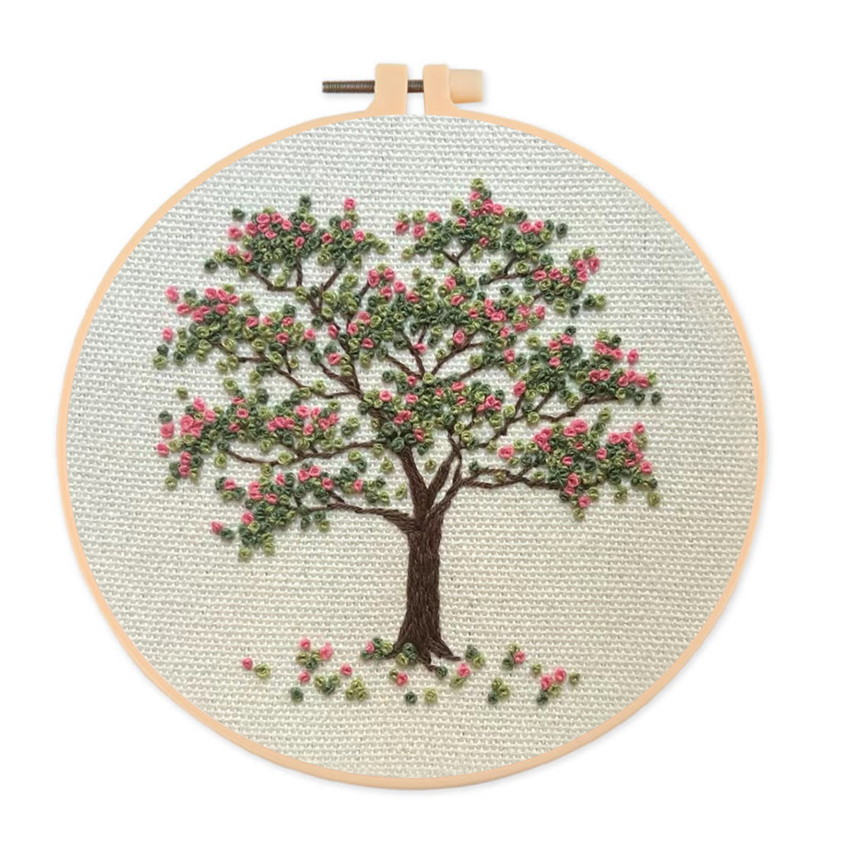 Rubbyoo Embroidery Kit-  Pink Flower Tree - image 1