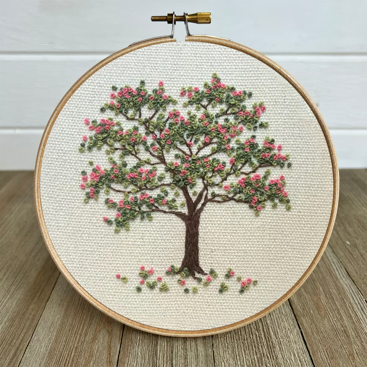Rubbyoo Embroidery Kit-  Pink Flower Tree - image 5