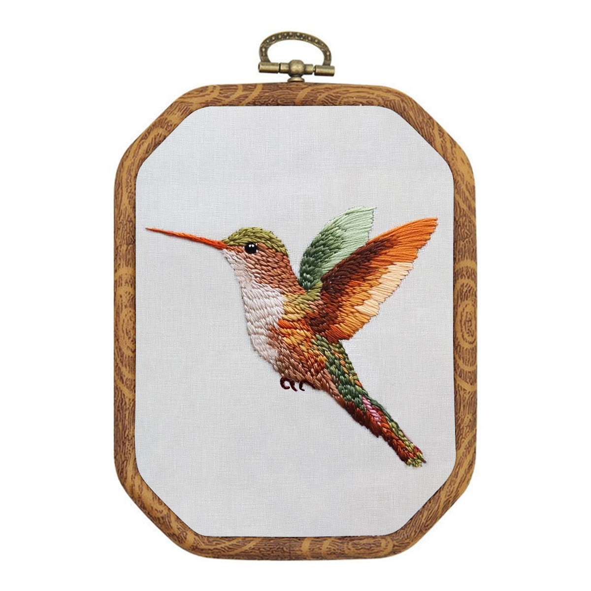 Rubbyoo Embroidery Kit-Vibrant Hummingbird - image 1