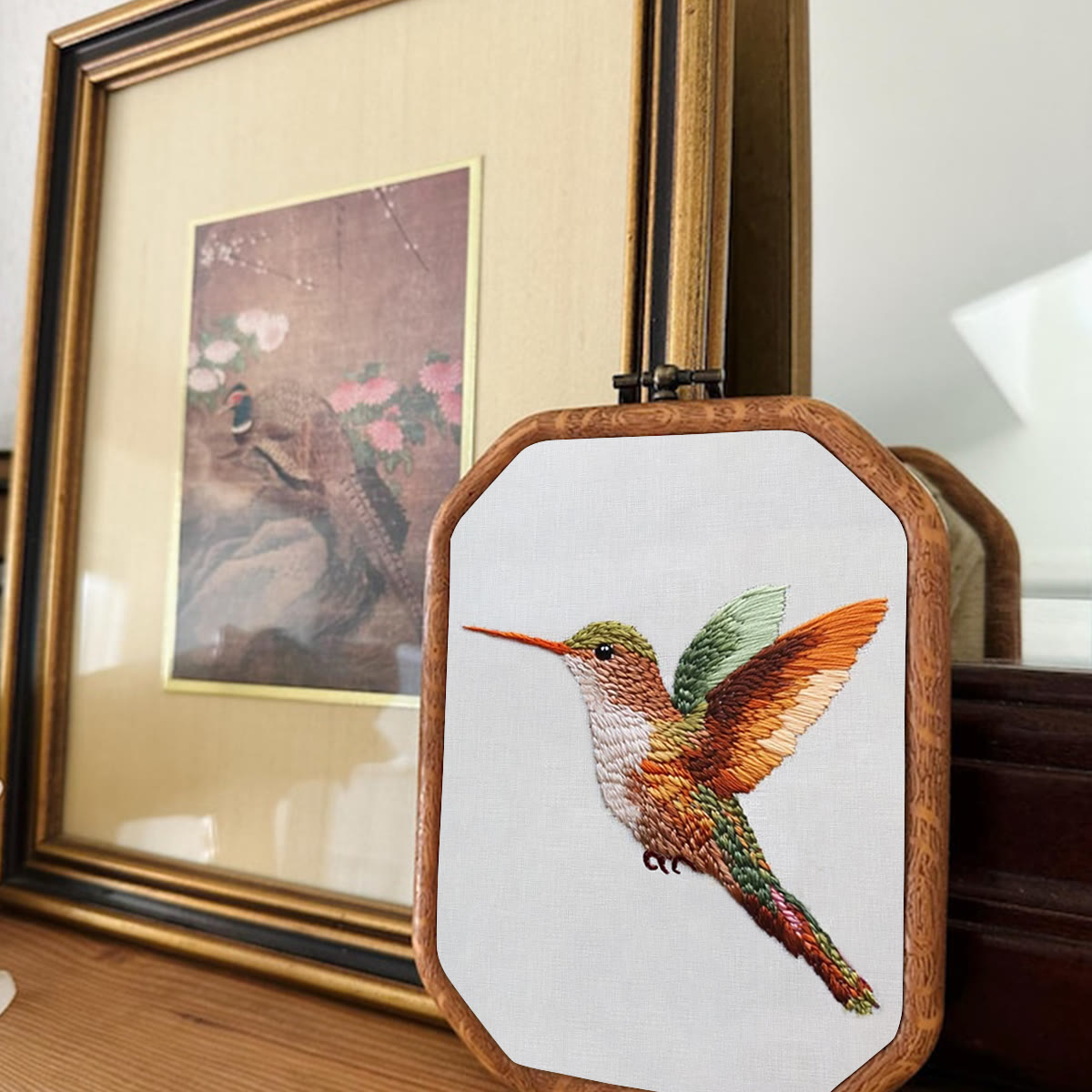 Rubbyoo Embroidery Kit-Vibrant Hummingbird - image 3
