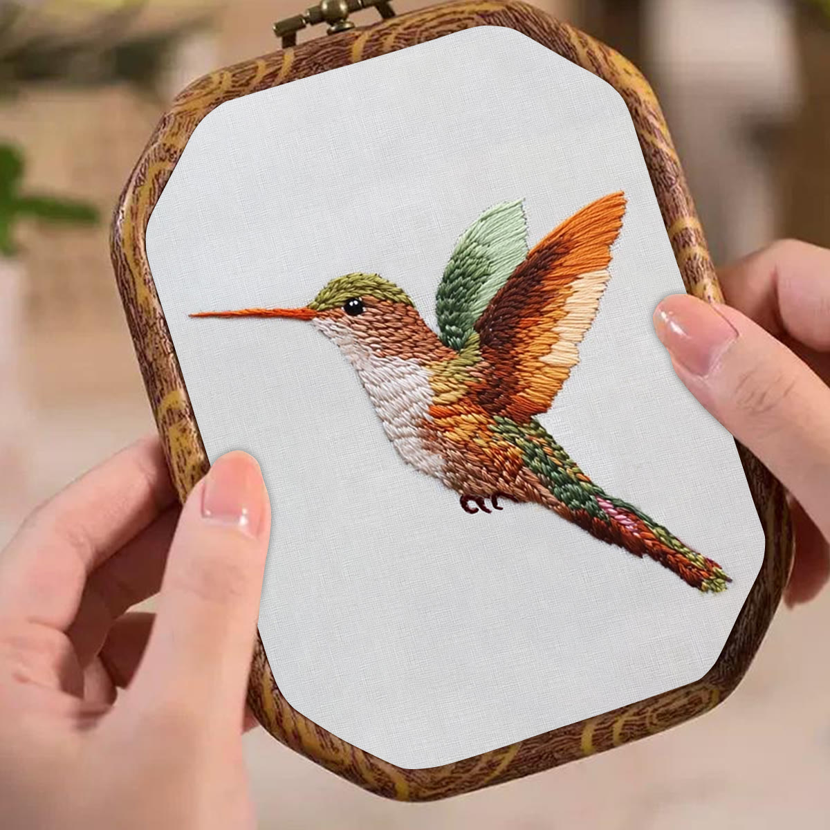 Rubbyoo Embroidery Kit-Vibrant Hummingbird - image 5
