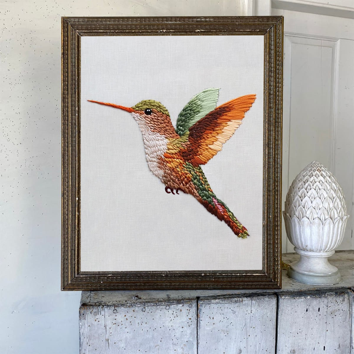 Rubbyoo Embroidery Kit-Vibrant Hummingbird - image 6